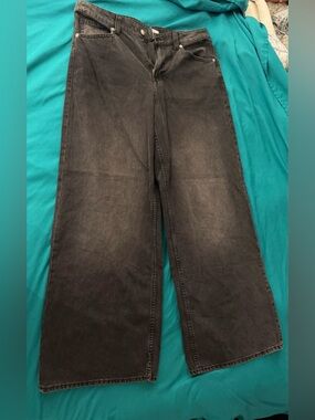 American Eagle Outfitters Wide Leg Black Jeans